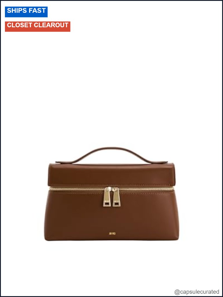 Vegan Leather Top Handle Bag With Adjustable Shoulder Strap
